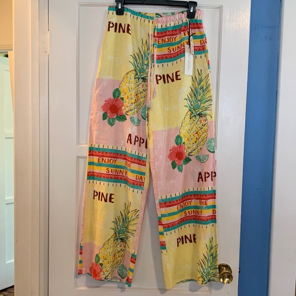 Rachel Zoe Pineapple Print Pants